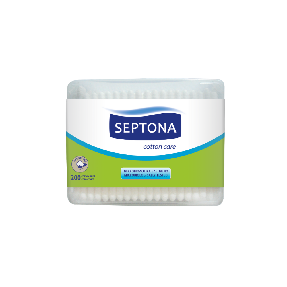 Septona 200pcs Drum Cotton Buds