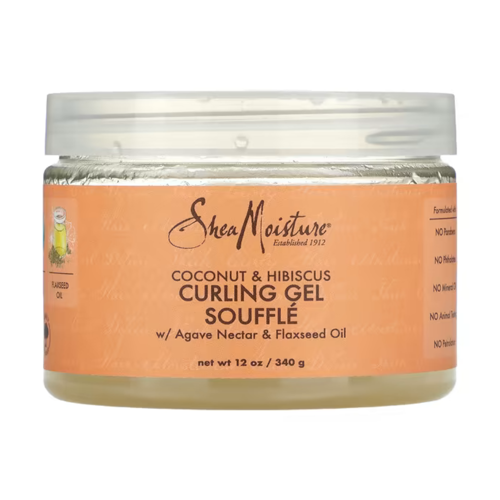 SheaMoisture Curling Gel Soufflأ© Coconut & Hibiscus 340g