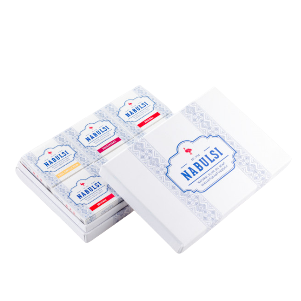Nabulsi Natural Olive Oil Soap Gift Set of 6 pcs 100g