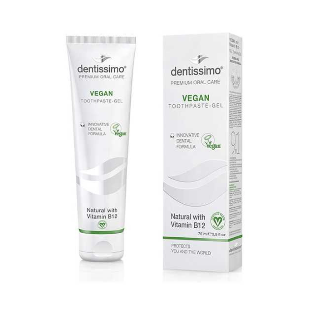 Dentissimo Vegan Toothpaste Natural With Vitamin B12 75Ml