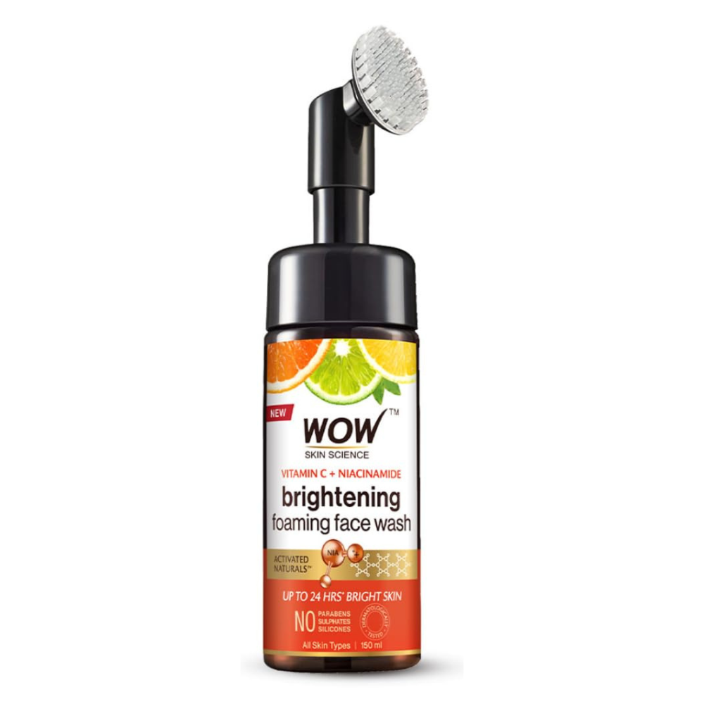 Wow Skin Science Brightening Vitamin C Foaming Face Wash 150ml