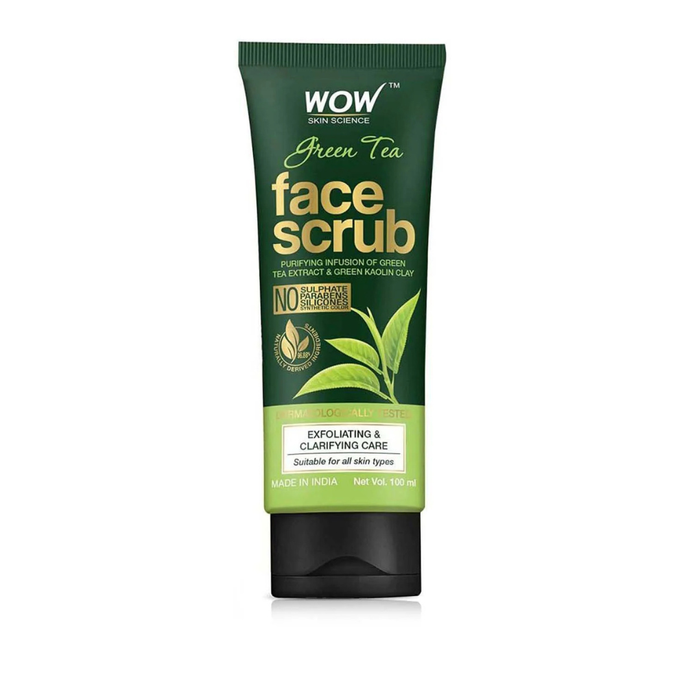 Wow Skin Science Green Tea Face Scrub 100ml