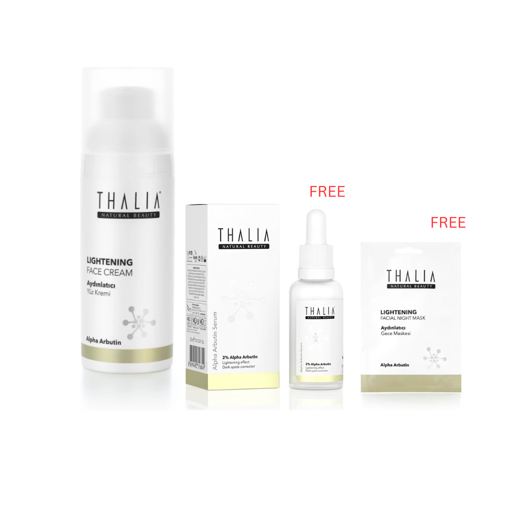 Thalia Blemish Remover Alpha Arbutin Facial Cream 50ml+ Alpha Arbutin Serum + Alpha Arbutin Night Mask Free