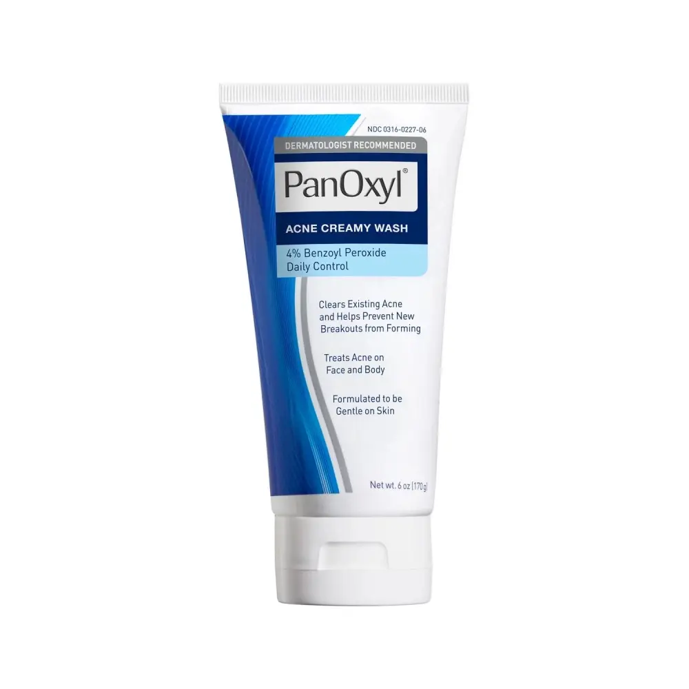 Panoxyl Acne Creamy Wash 4% Benzoyl Peroxide Daily Control 170g
