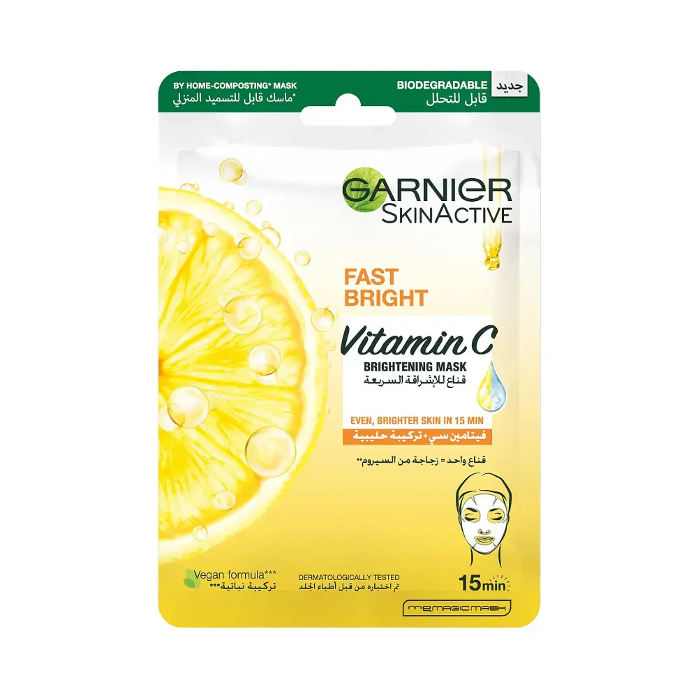 Garnier Skin Active Fast Bright Instant Brightening Tissue Mask