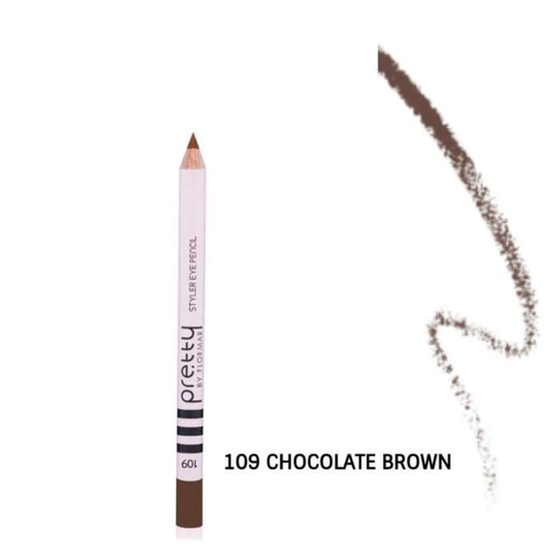 Pretty By Flormar Styler Eye Pencil 109 Chocolate Brown