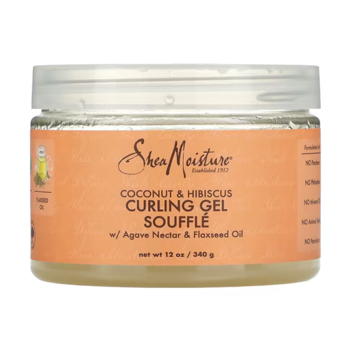 SheaMoisture Curling Gel Soufflأ© Coconut & Hibiscus 340g