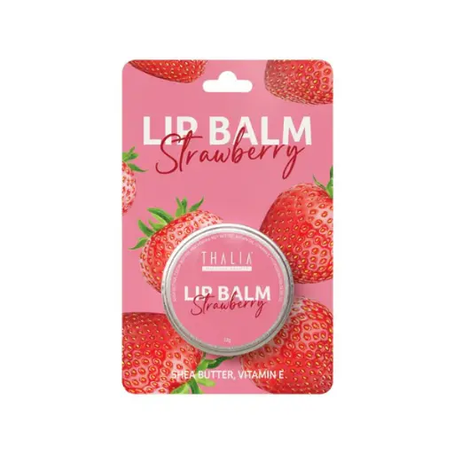 Thalia Strawberry Lip Balm With Shea Butter & Vitamin E 12g