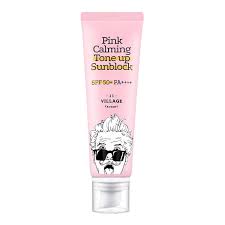 Village 11 Factory Pink Calming Sun Block SPF50+ 25ml