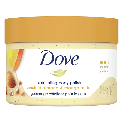 Dove Exfoliating Body Polish Crushed Almond & Mango Butter 298g