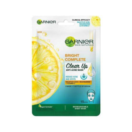 Garnier SkinActive Fast Clear Serum Tissue Mask 23g