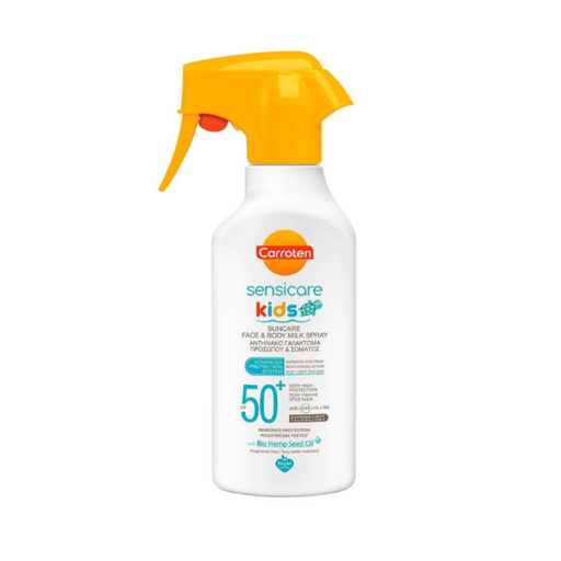 Carroten Sensicare Kids Suncare Face and Body Milk Spray 270ml SPF50+