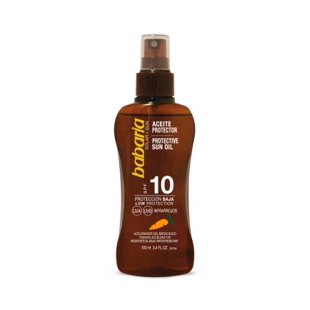 Babaria Carrot Tanning Oil 100ml SPF10