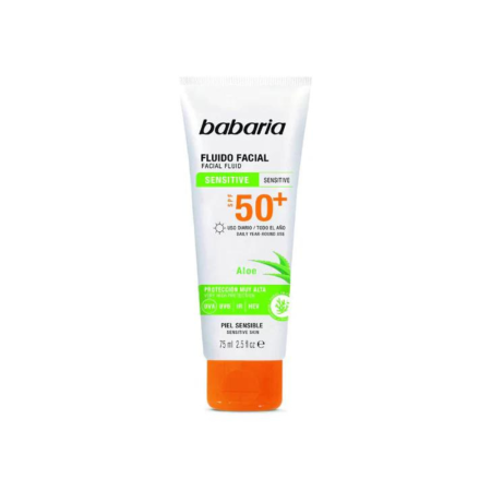 Babaria Sensitive SPF 50+ Skin Facial Fluid 75ml
