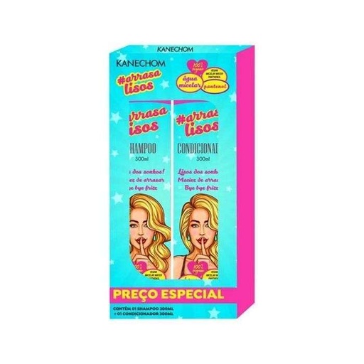 Kanechom Straight Hair Arrasa lisos Shampoo and Conditioner Kit