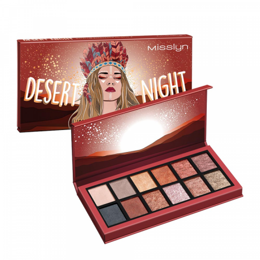 Misslyn Desert Night Metallic Eyeshadow Pallette 4