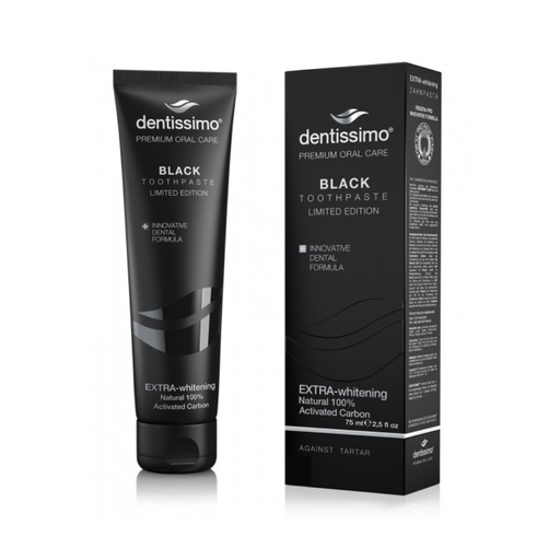 Dentissimo Extra Whitening Black Tooth Paste 75 Ml