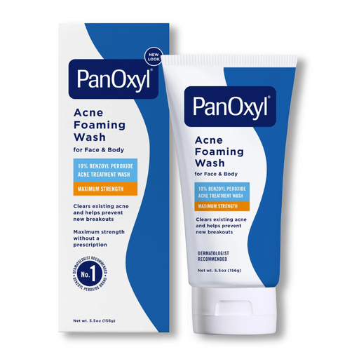 PanOxyl Acne Foaming Wash Benzoyl Peroxide 10% Max Strength 156g