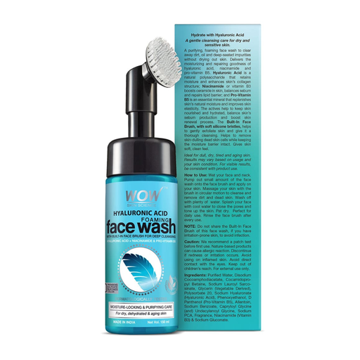 Wow Hyaluronic Acid Foaming Face Wash 150 ML