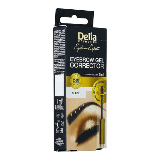 Delia Eyebrow Gel Corrector Black