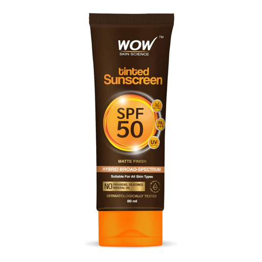Wow Tinted Sunscreen SPF50 Matte 80ml