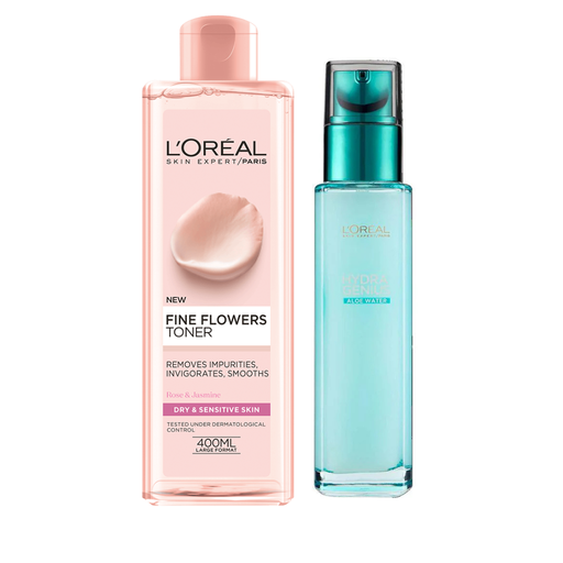 L'Oreal Hydra Genius Aloe Water + Fine Flower Toner 