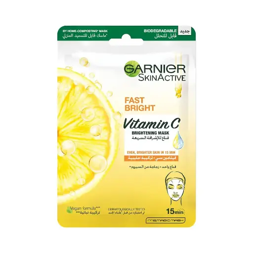 Garnier Skin Active Fast Bright Instant Brightening Tissue Mask